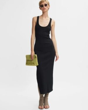 DrewGZ sl reversible long dress Black