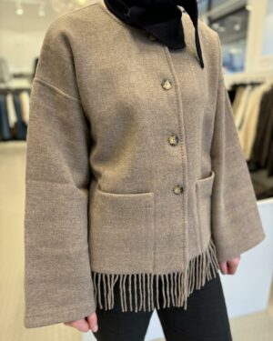 Carla Lambswool Jacket, Desert