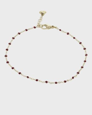 The Terracotta Bead Anklet