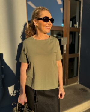 Boxy T-shirt Army
