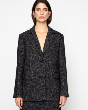 Brooklyn Blazer Black Herringbone