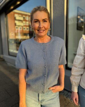 Mitta Knit Cardigan Smoke Blue