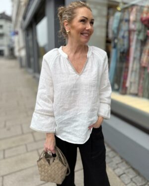 Ina Linen Tunic Offwhite