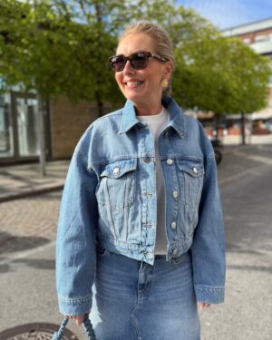 W Cropped Denim Jacket