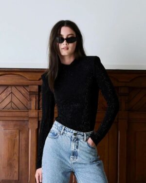 Luxe Sequin Body Black