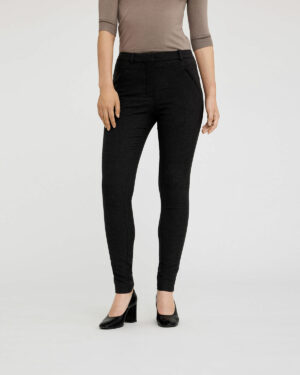 Angelie Pure Navy Brown Grid