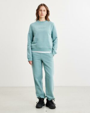 Hailey Emboss Trousers Teal