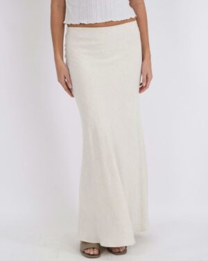 Viso Linen Skirt Natural
