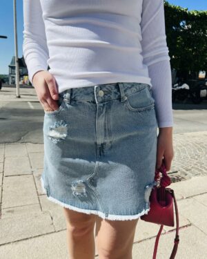 Louisa short skirt Lt. Blue Mix