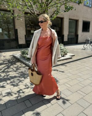 Eila Dress Teracotta