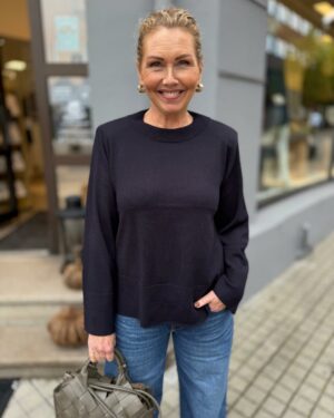 Cia Merino Pullover Navy