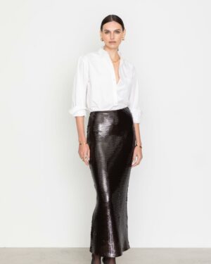 Eclipse Sequin Skirt Bordeux