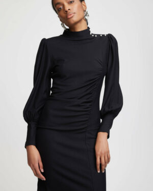 RifaGZ button dress Black