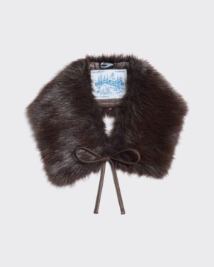 Furry Collar Dk. Brown