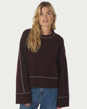 Roeme Knit Stitch Blouse