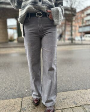 W. Wide Jeans Lt. Grey