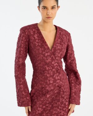 Jacquard Blazer Dress