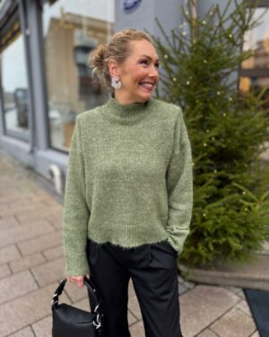 Paulina Fluffy Knit Blouse