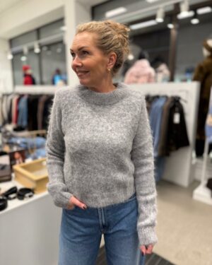 Monty Sweater Grey Melange