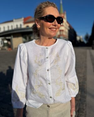 Sofia Linen Blouse