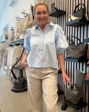 Etta Stripe Stone Shirt