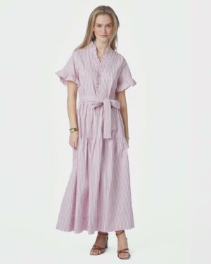 Nessie Structure Stripe Dress