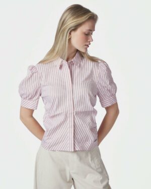 Frannie Structure Stripe Shirt