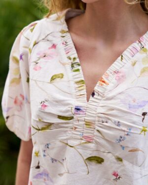 Irina Flower Blouse