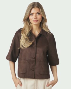 Editta Faux Suede Jacket