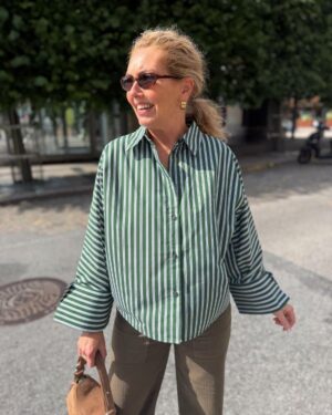 Atari Shirt Green Stripe