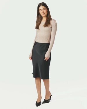 Mindie Heavy Sateen Skirt