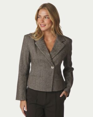 Valia Herringbone S Blazer