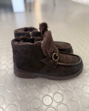 Ladies Shoes Velour Moro