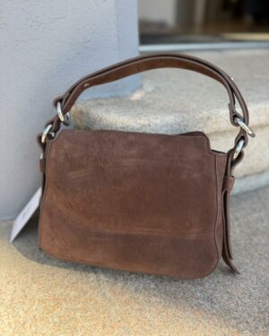 Bud Midi Suede Bag