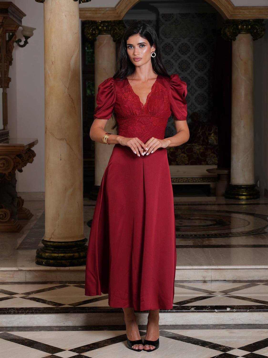 Francis Lace Midi Dress
