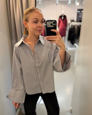 IBEN ATARI EMBELLISHED SHIRT GREY