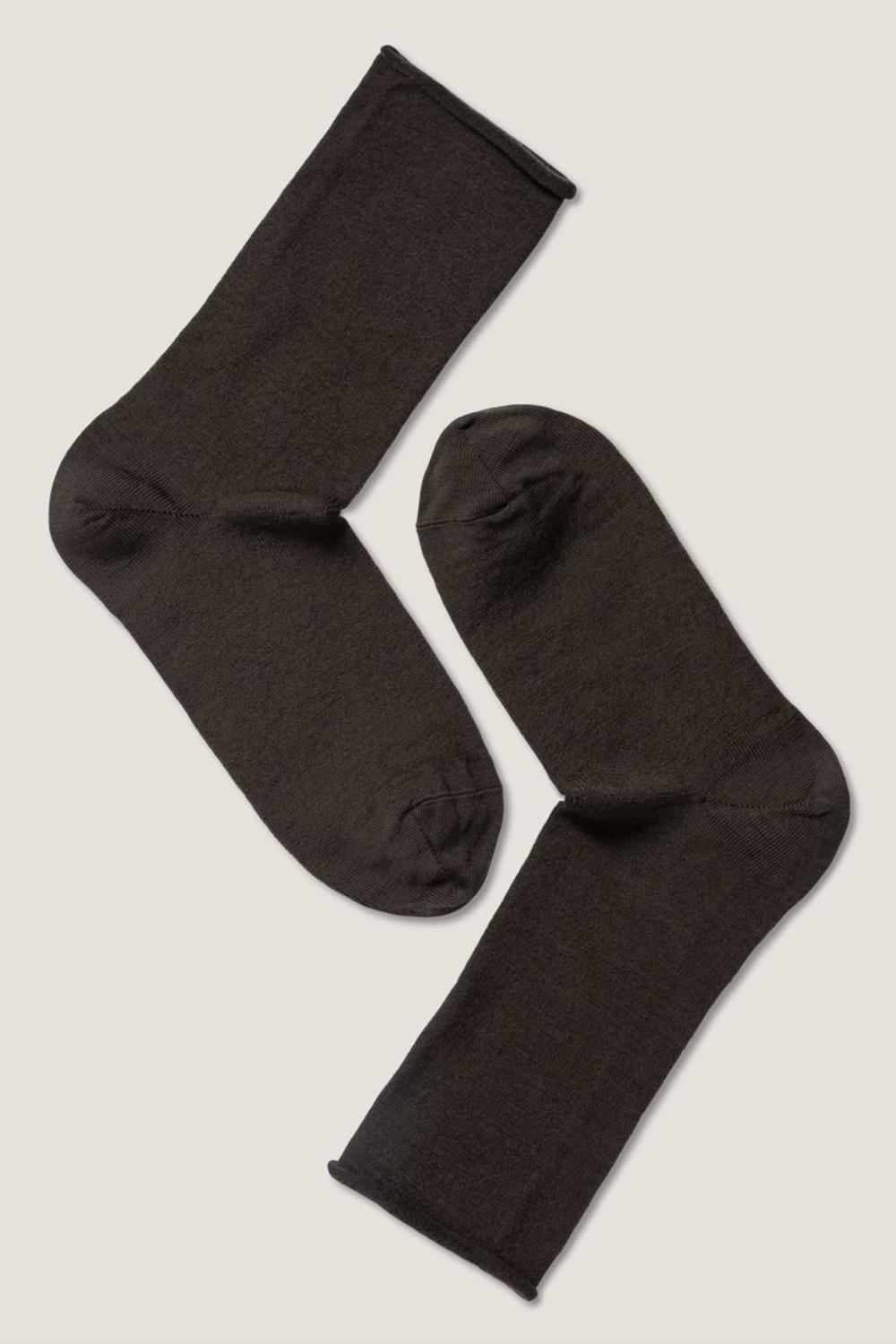 Wool Roll Top W Sock